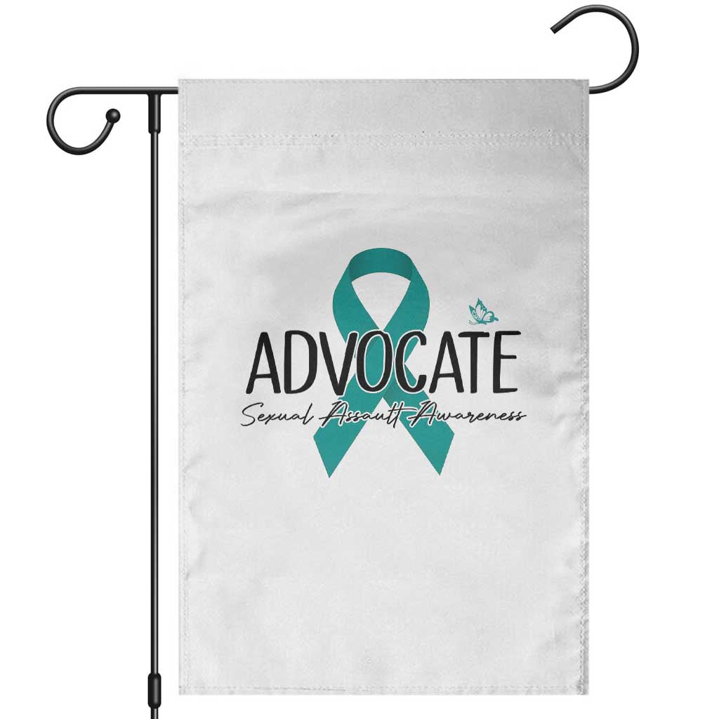 Sexual Assault Awareness Advocate Garden Flag