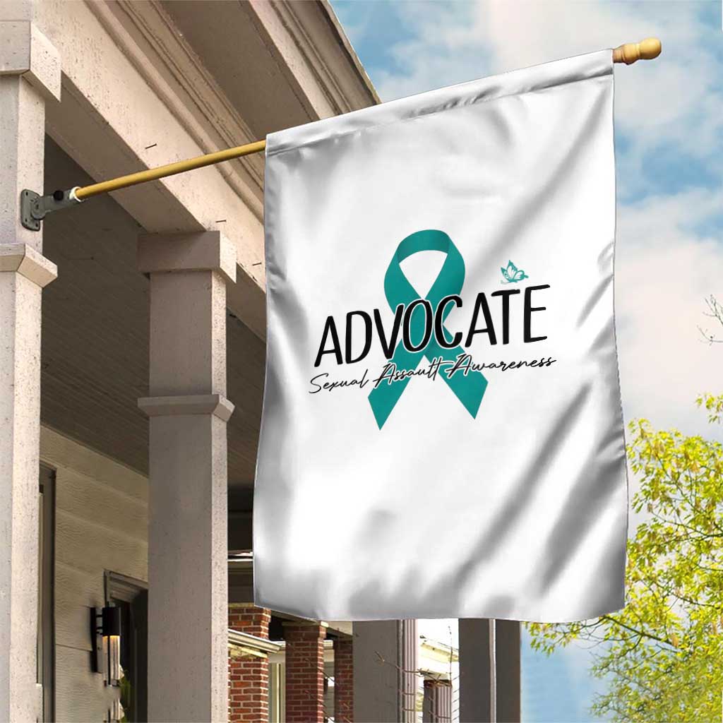 Sexual Assault Awareness Advocate Garden Flag