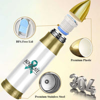 Sexual Assault Awareness Advocate Bullet Tumbler
