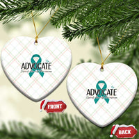 Sexual Assault Awareness Advocate Ceramic Ornament