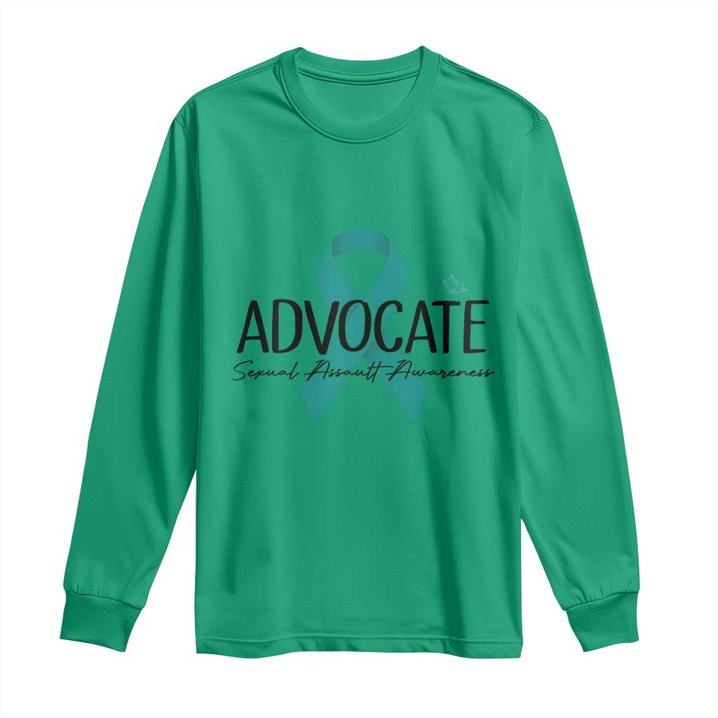 Sexual Assault Awareness Advocate Long Sleeve Shirt