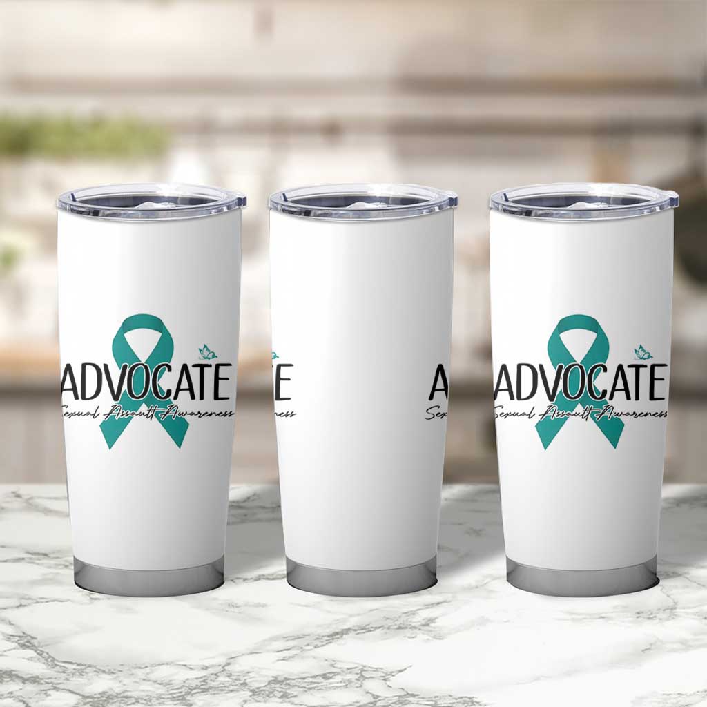 Sexual Assault Awareness Advocate Tumbler Cup