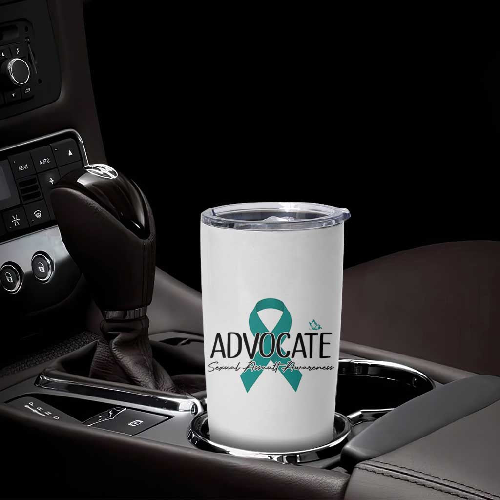 Sexual Assault Awareness Advocate Tumbler Cup