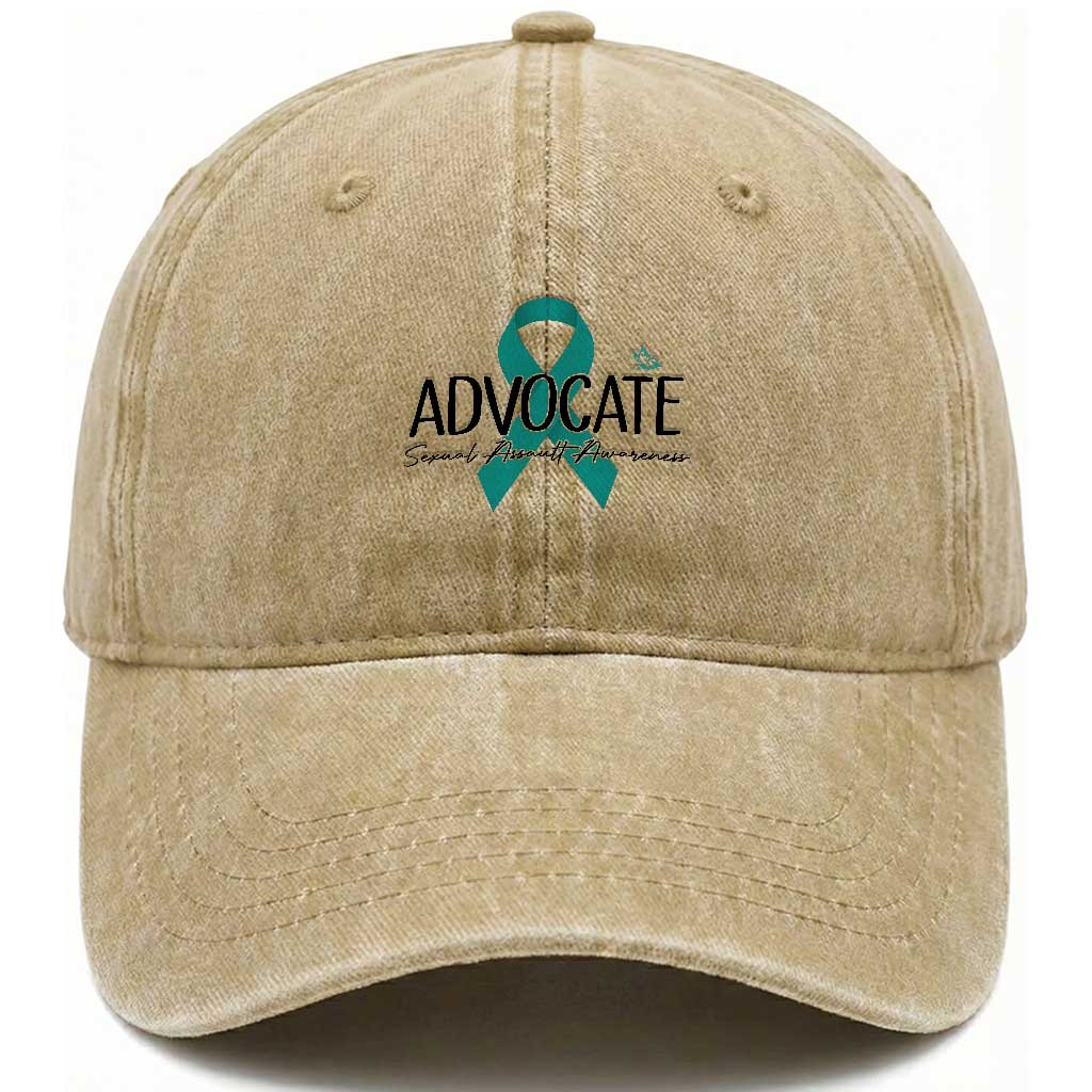 Sexual Assault Awareness Advocate Washed Cotton Baseball Cap