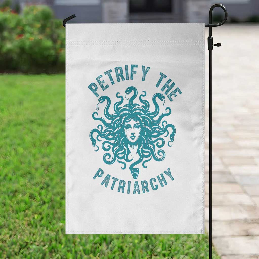 Sexual Assault Awareness Garden Flag Petrify The Patriarchy Medusa Feminism