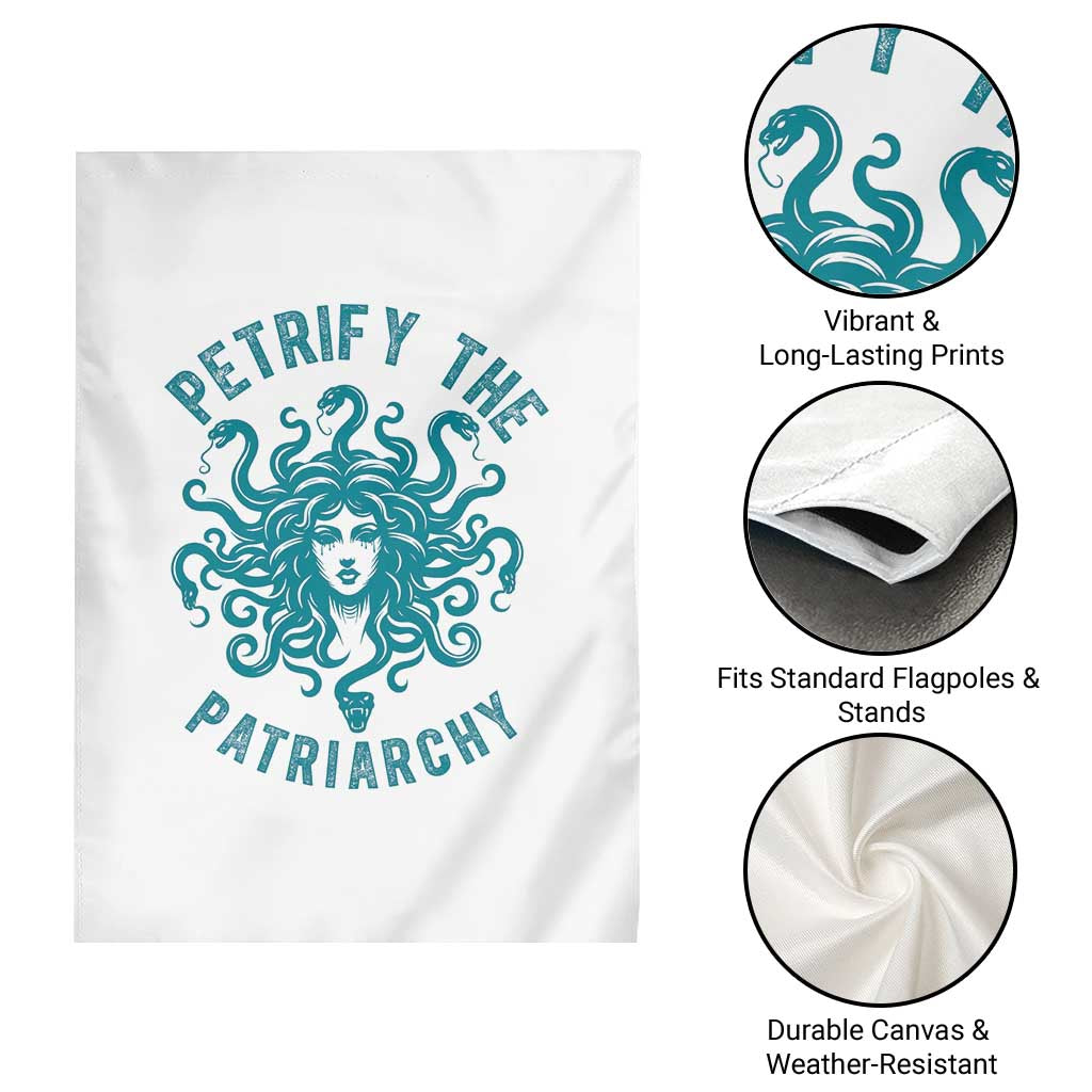 Sexual Assault Awareness Garden Flag Petrify The Patriarchy Medusa Feminism