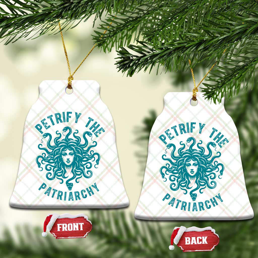 Sexual Assault Awareness Ceramic Ornament Petrify The Patriarchy Medusa Feminism
