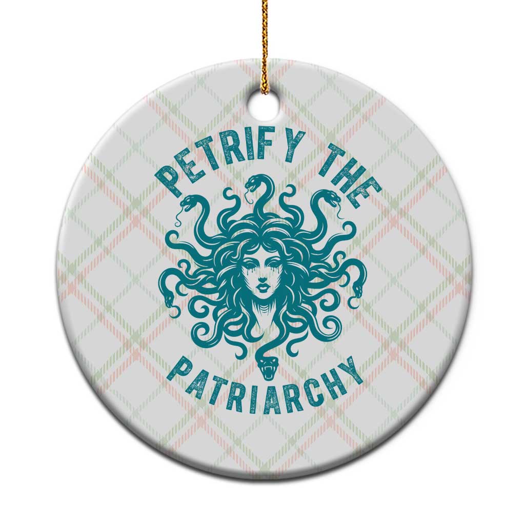 Sexual Assault Awareness Ceramic Ornament Petrify The Patriarchy Medusa Feminism