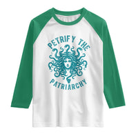 Sexual Assault Awareness Raglan Shirt Petrify The Patriarchy Medusa Feminism