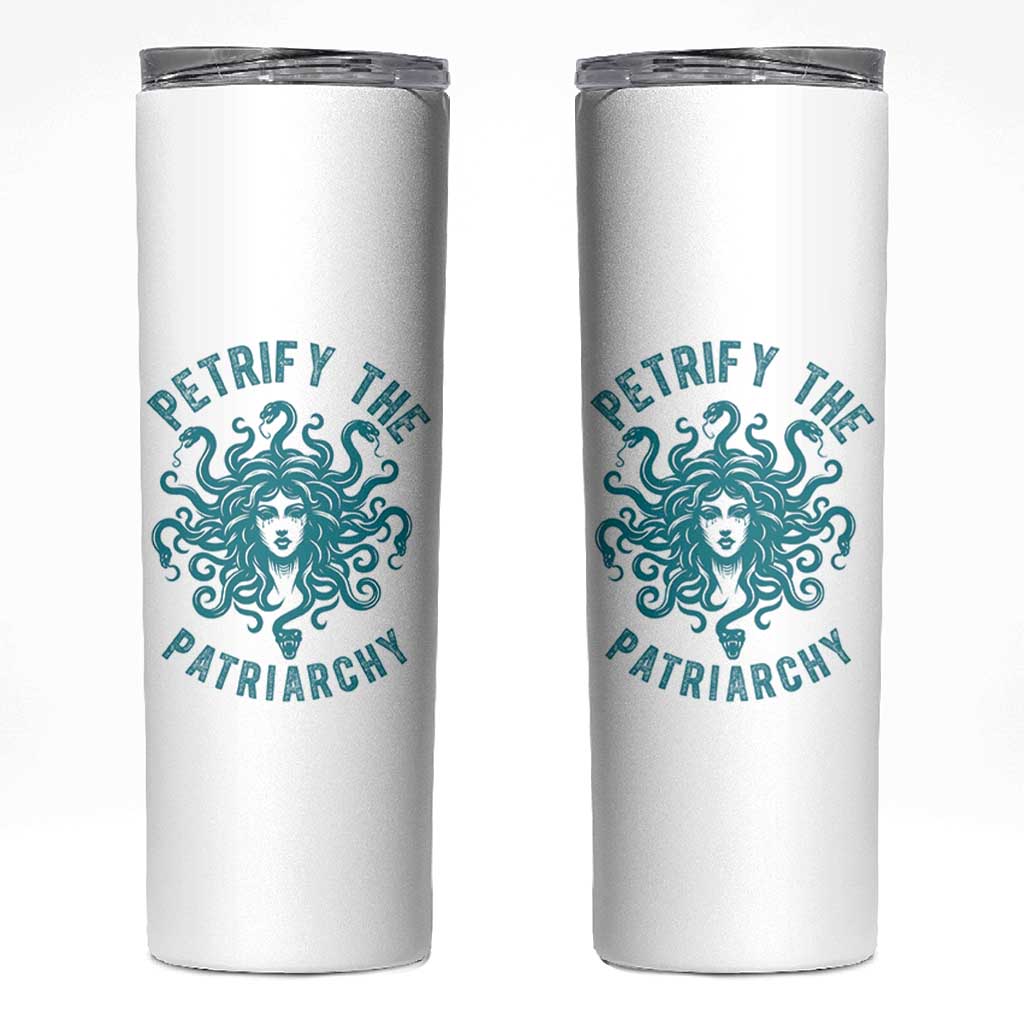 Sexual Assault Awareness Skinny Tumbler Petrify The Patriarchy Medusa Feminism
