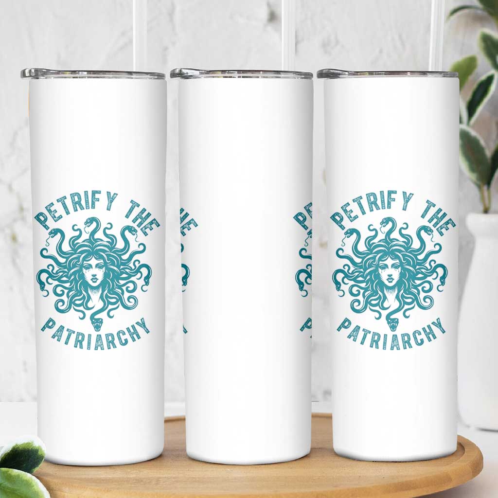 Sexual Assault Awareness Skinny Tumbler Petrify The Patriarchy Medusa Feminism