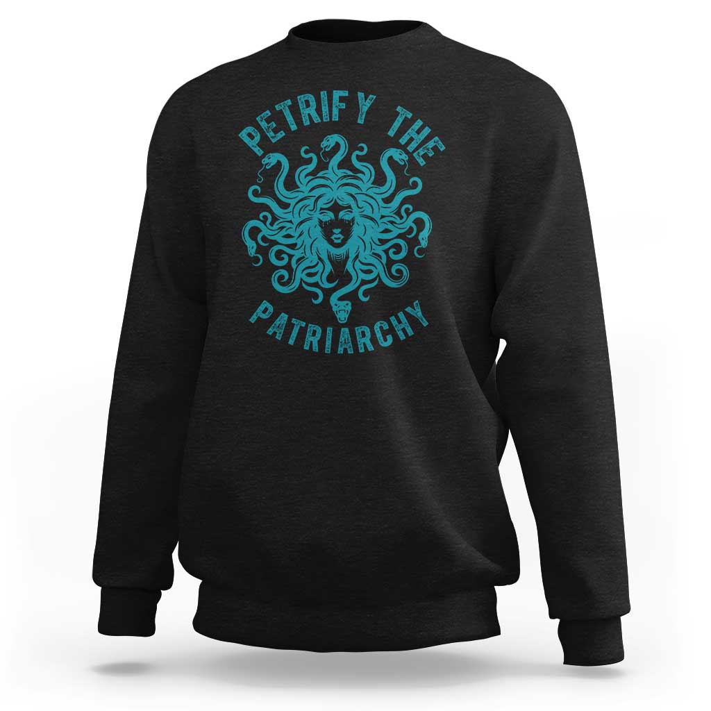 Sexual Assault Awareness Sweatshirt Petrify The Patriarchy Medusa Feminism