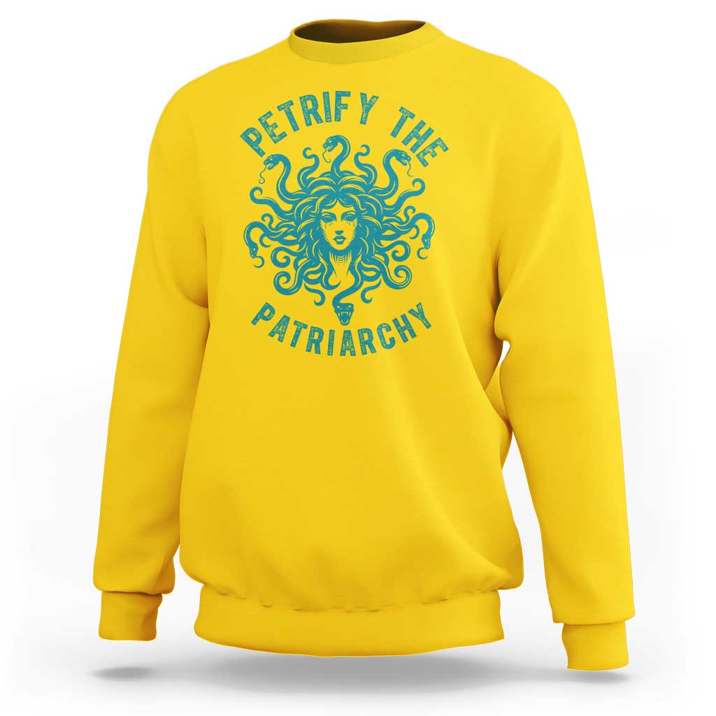 Sexual Assault Awareness Sweatshirt Petrify The Patriarchy Medusa Feminism