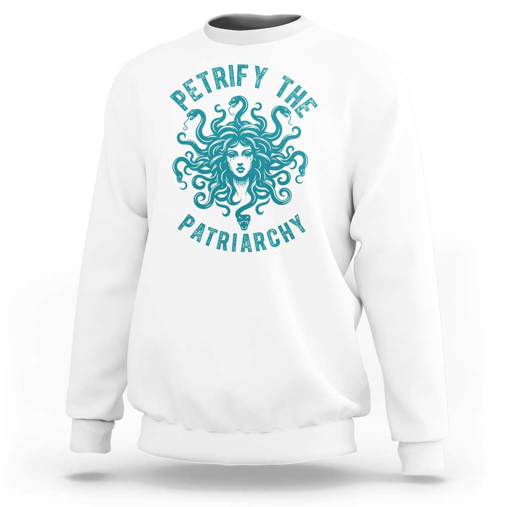 Sexual Assault Awareness Sweatshirt Petrify The Patriarchy Medusa Feminism