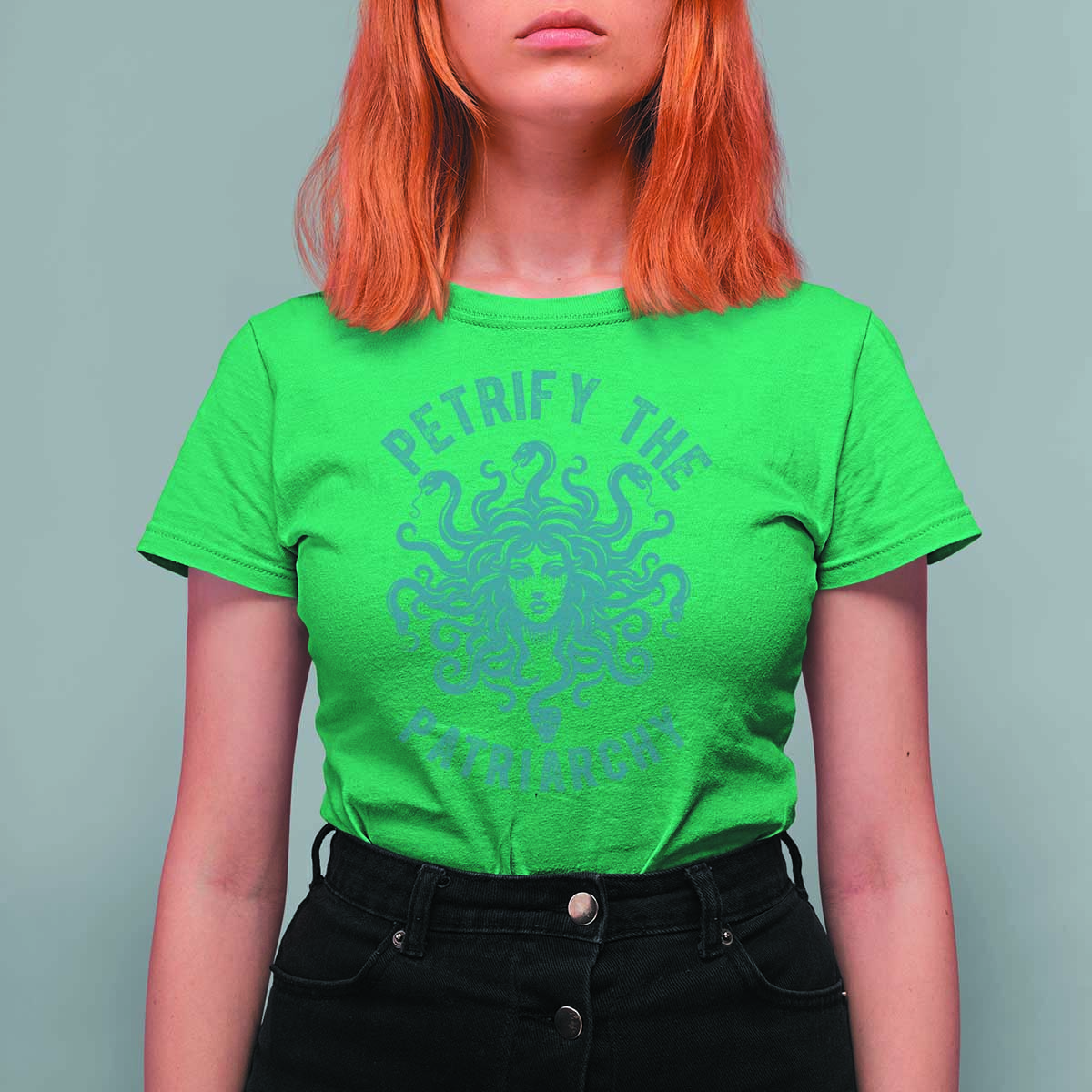 Sexual Assault Awareness T Shirt For Women Petrify The Patriarchy Medusa Feminism