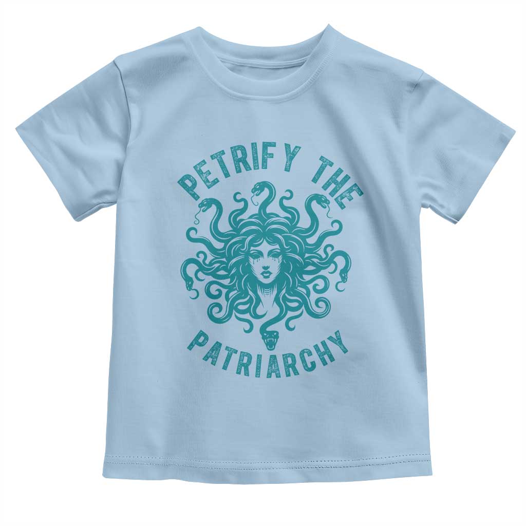 Sexual Assault Awareness Toddler T Shirt Petrify The Patriarchy Medusa Feminism