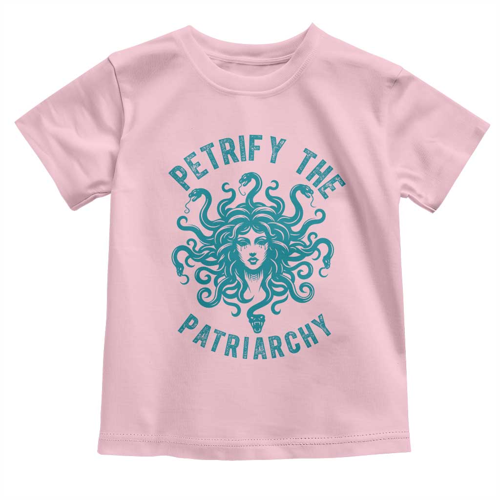 Sexual Assault Awareness Toddler T Shirt Petrify The Patriarchy Medusa Feminism