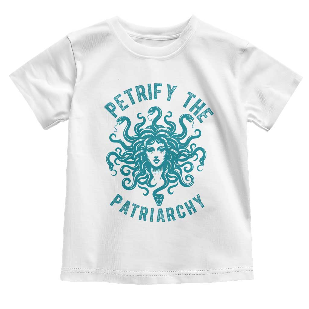 Sexual Assault Awareness Toddler T Shirt Petrify The Patriarchy Medusa Feminism
