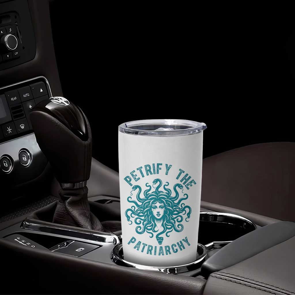 Sexual Assault Awareness Tumbler Cup Petrify The Patriarchy Medusa Feminism
