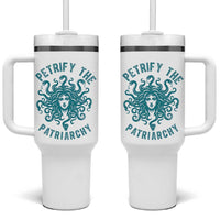Sexual Assault Awareness Tumbler With Handle Petrify The Patriarchy Medusa Feminism