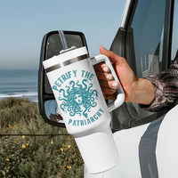 Sexual Assault Awareness Tumbler With Handle Petrify The Patriarchy Medusa Feminism