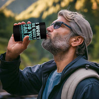 Sexual Assault Awareness 4 in 1 Can Cooler Tumbler I Won't Be Quite So You Can Be Comfortable