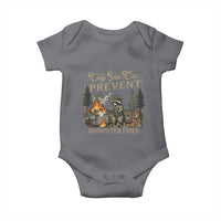 Only You Can Prevent Dumpster Fires Baby Onesie Funny Raccoon Mental Health Meme