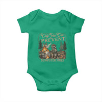 Only You Can Prevent Dumpster Fires Baby Onesie Funny Raccoon Mental Health Meme
