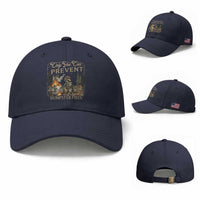 Only You Can Prevent Dumpster Fires Baseball Cap Funny Raccoon Mental Health Meme