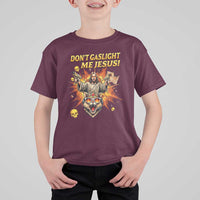 Don't Gaslight Me Jesus T Shirt For Kid Funny Princess Cat Sci-Fi Book Lover