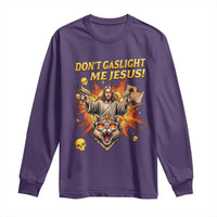 Don't Gaslight Me Jesus Long Sleeve Shirt Princess Donut and Mongo Sci-fi Meme