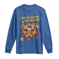Don't Gaslight Me Jesus Long Sleeve Shirt Princess Donut and Mongo Sci-fi Meme