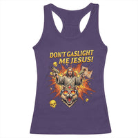 Don't Gaslight Me Jesus Racerback Tank Top Princess Donut and Mongo Sci-fi Meme