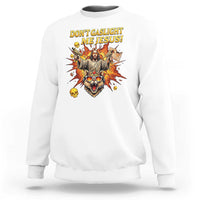 Don't Gaslight Me Jesus Sweatshirt Funny Princess Cat Sci-Fi Book Lover