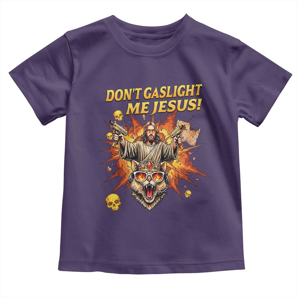 Don't Gaslight Me Jesus Toddler T Shirt Princess Donut and Mongo Sci-fi Meme
