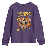 Don't Gaslight Me Jesus Youth Sweatshirt Princess Donut and Mongo Sci-fi Meme