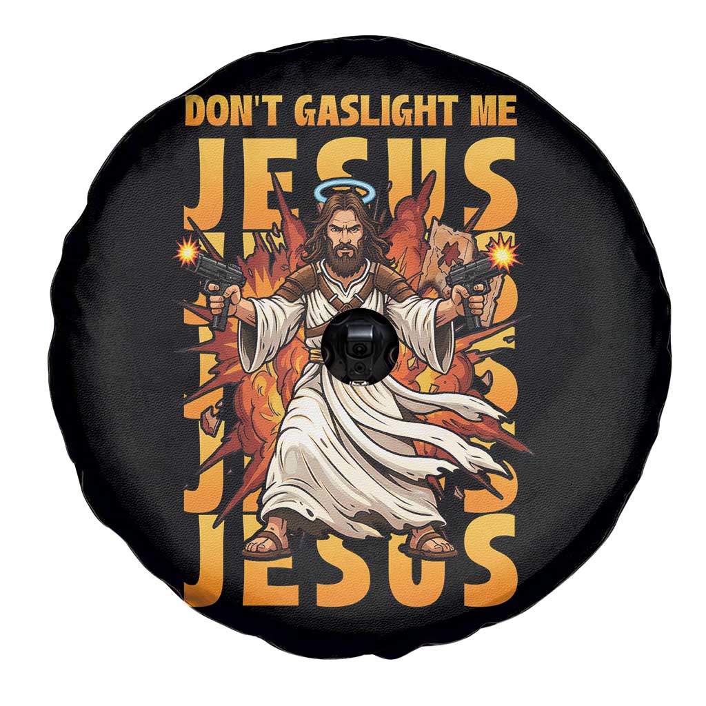 Don't Gaslight Me Jesus Spare Tire Cover Funny Princess Cat Christian Meme