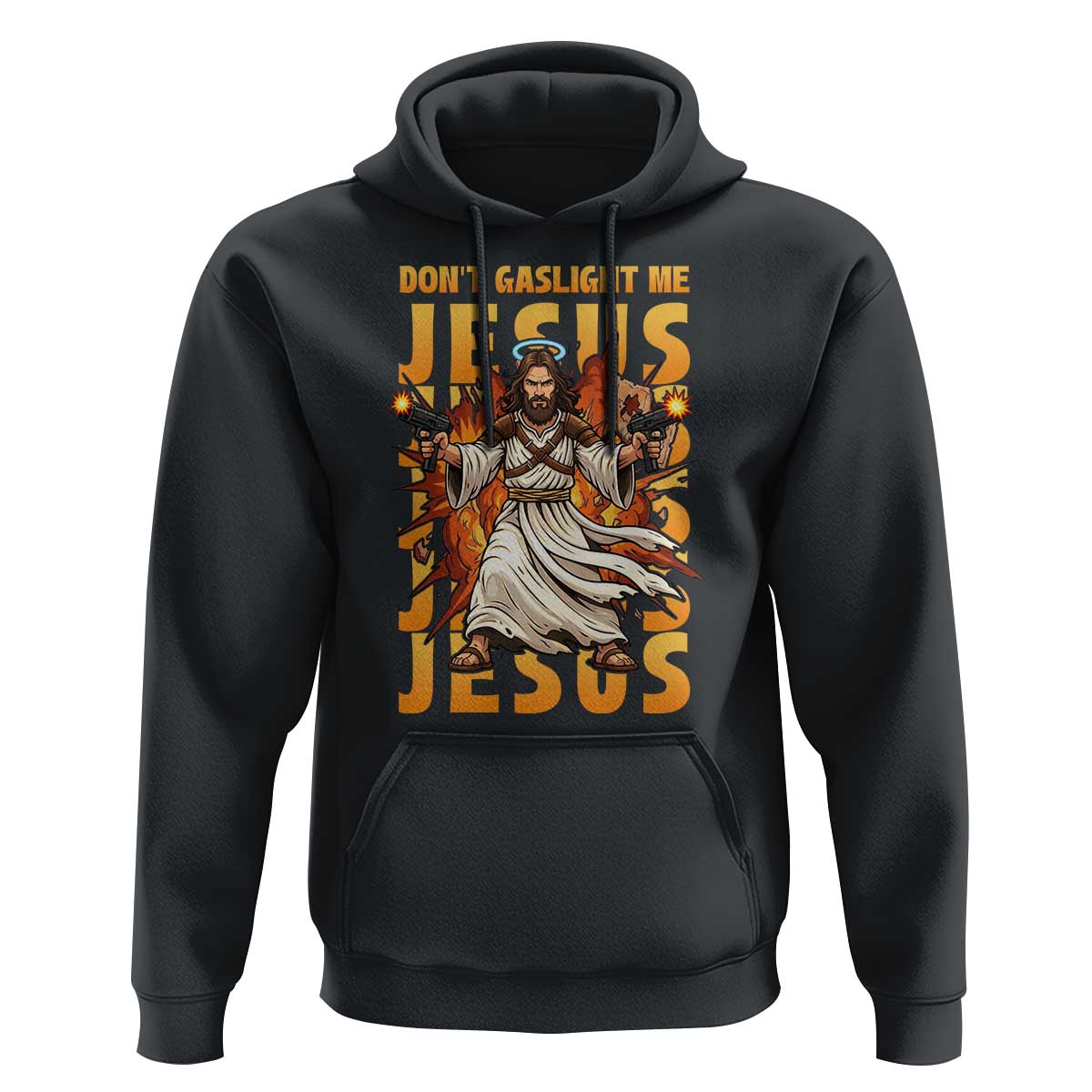Don't Gaslight Me Jesus Hoodie Funny Princess Cat Christian Meme