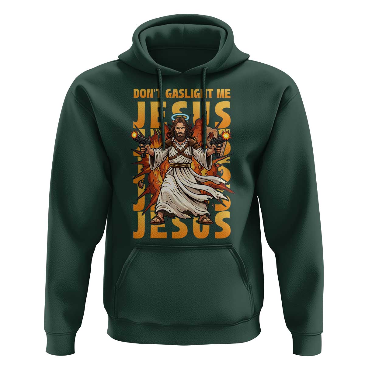 Don't Gaslight Me Jesus Hoodie Funny Princess Cat Christian Meme