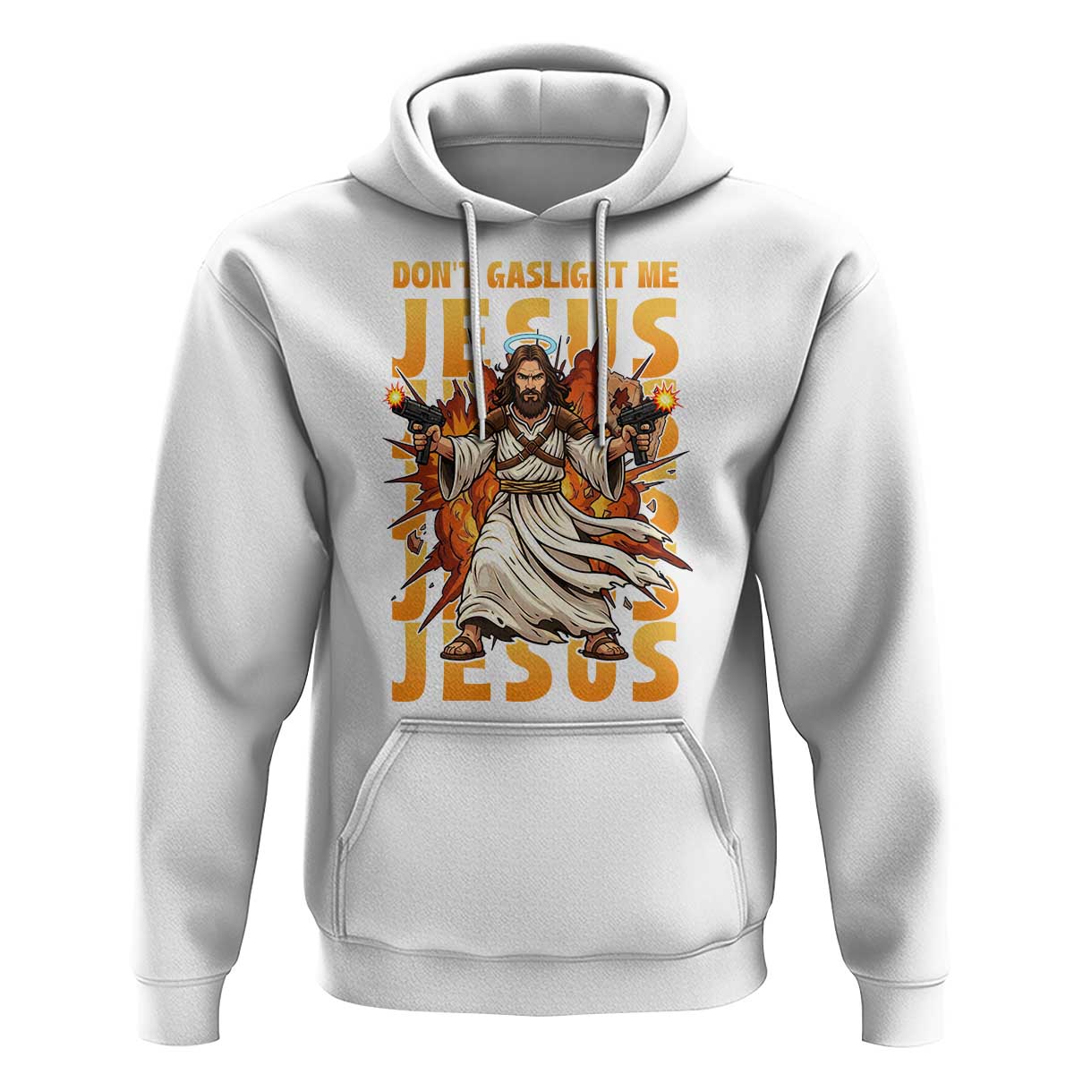 Don't Gaslight Me Jesus Hoodie Funny Princess Cat Christian Meme