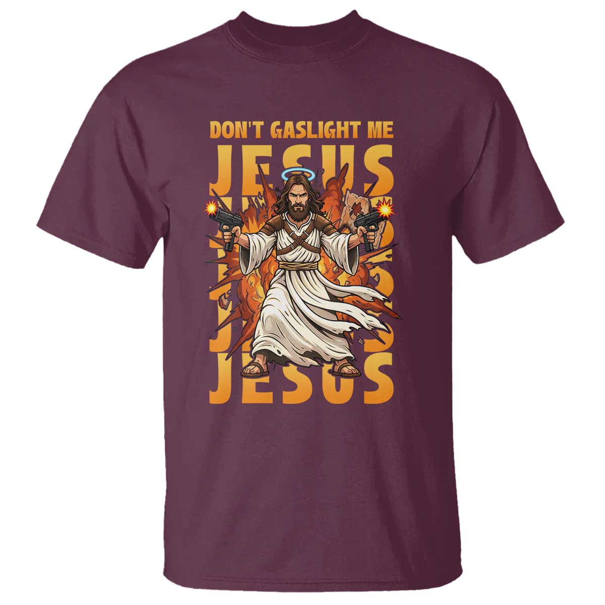 Don't Gaslight Me Jesus T Shirt Funny Princess Cat Christian Meme