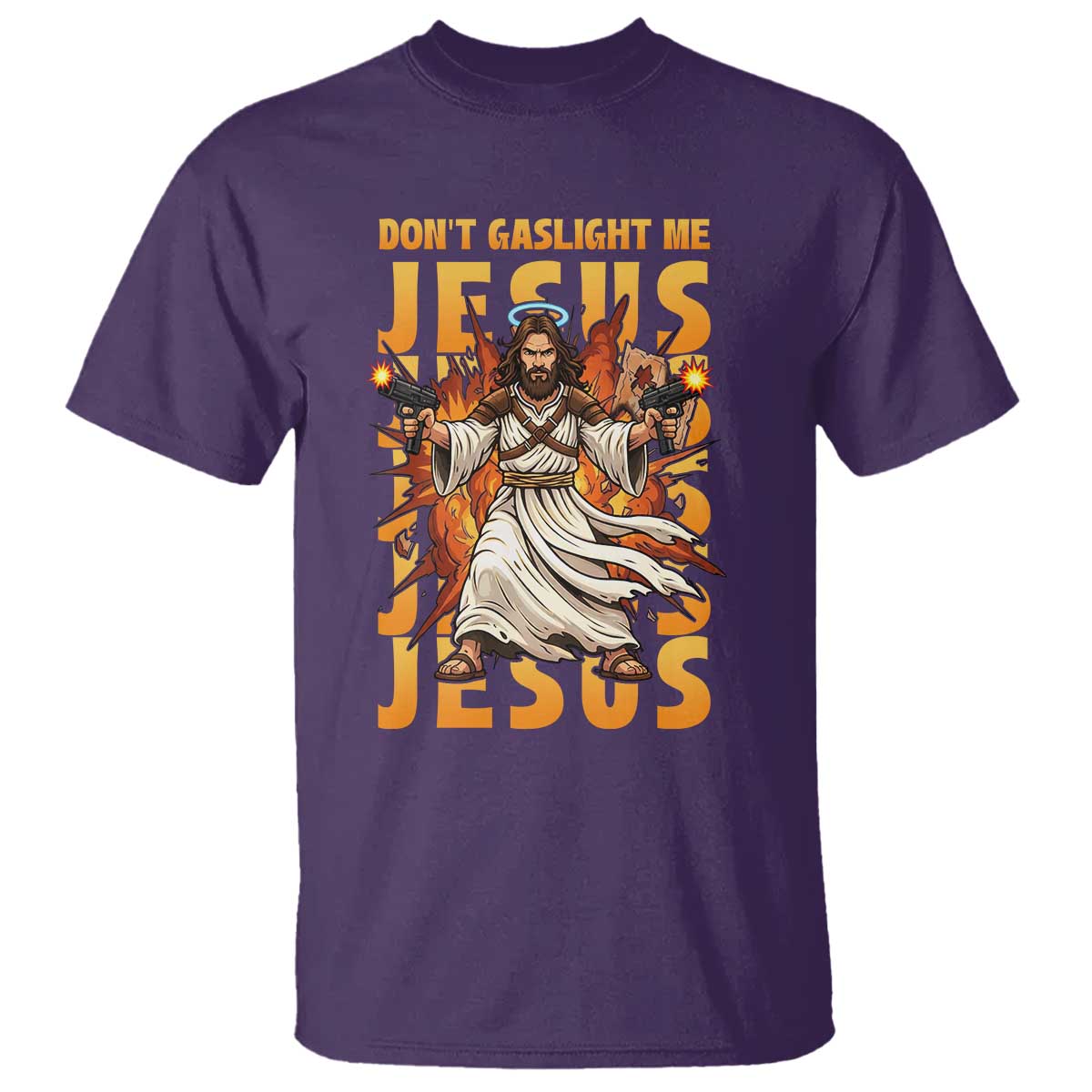 Don't Gaslight Me Jesus T Shirt Funny Princess Cat Christian Meme