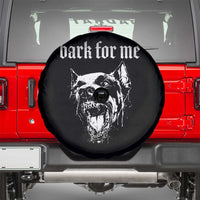 Bark For Me Spare Tire Cover Gothic Dog Graphic