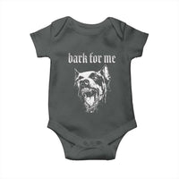 Bark For Me Baby Onesie Gothic Dog Graphic
