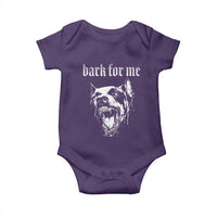 Bark For Me Baby Onesie Gothic Dog Graphic