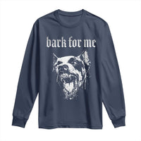 Bark For Me Long Sleeve Shirt Gothic Dog Graphic