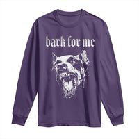 Bark For Me Long Sleeve Shirt Gothic Dog Graphic