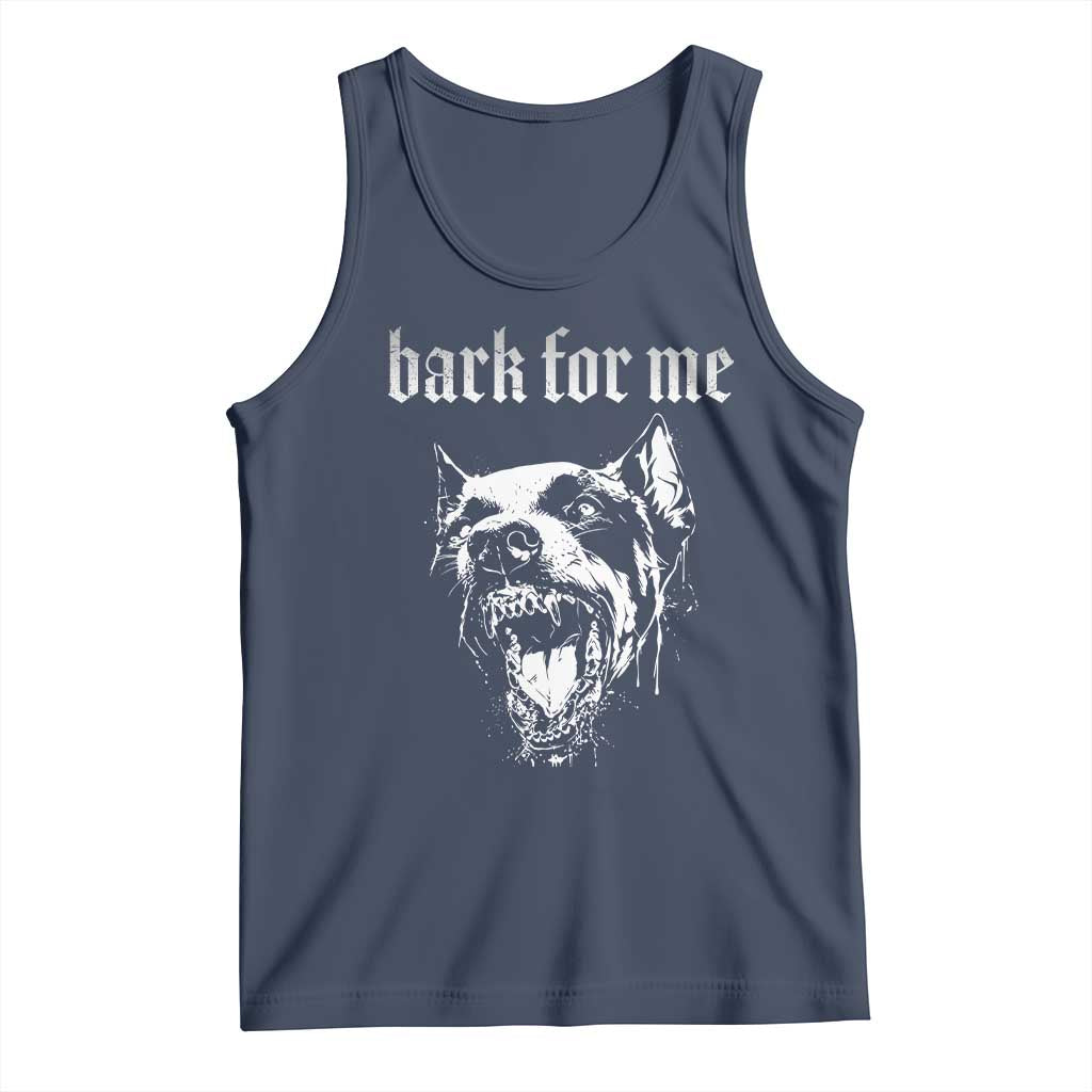 Bark For Me Tank Top Gothic Dog Graphic