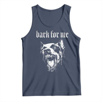 Bark For Me Tank Top Gothic Dog Graphic