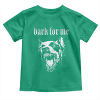 Bark For Me Toddler T Shirt Gothic Dog Graphic